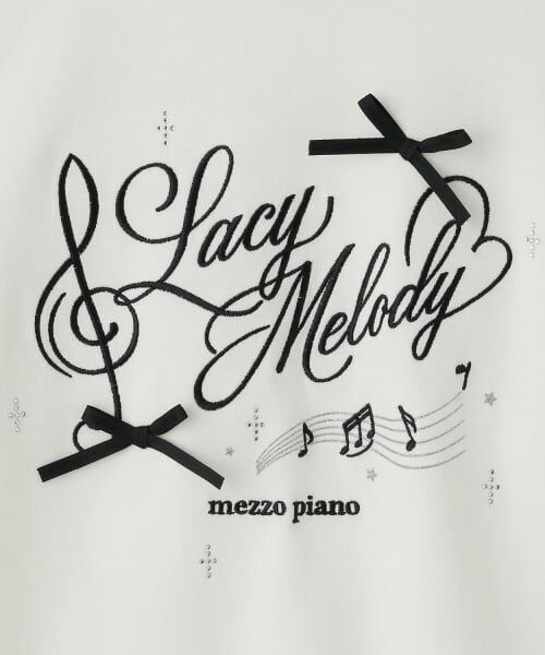 mezzo piano junior / メゾピアノジュニア Tシャツ | Melody リボン長袖Tシャツ | 詳細10