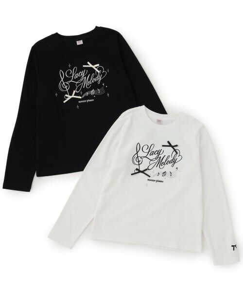 mezzo piano junior / メゾピアノジュニア Tシャツ | Melody リボン長袖Tシャツ | 詳細5
