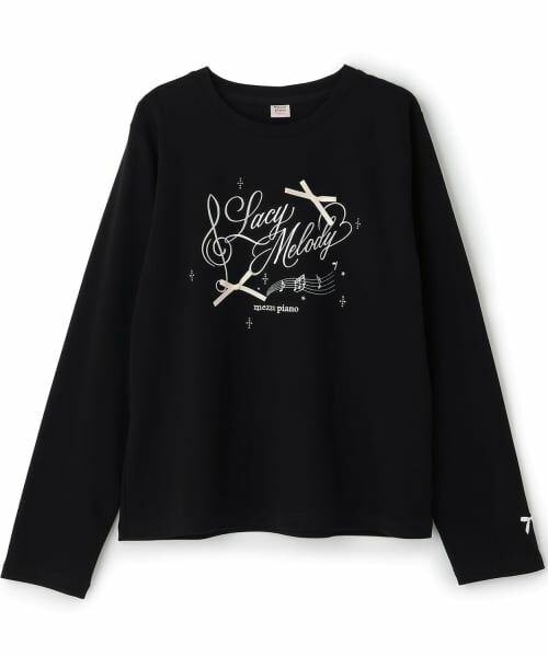 mezzo piano junior / メゾピアノジュニア Tシャツ | Melody リボン長袖Tシャツ | 詳細6