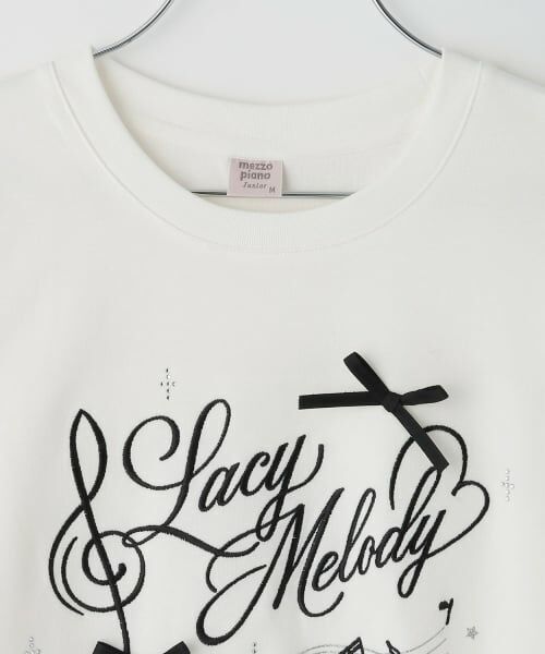 mezzo piano junior / メゾピアノジュニア Tシャツ | Melody リボン長袖Tシャツ | 詳細9
