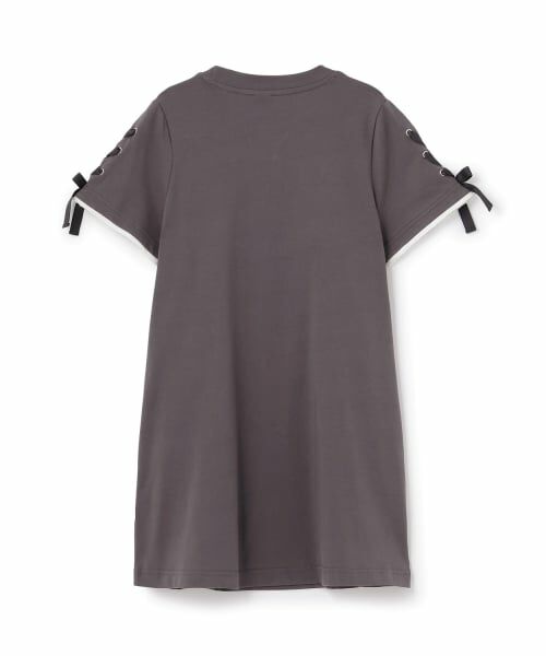 mezzo piano junior / メゾピアノジュニア ミニ丈・ひざ丈ワンピース | 【接触冷感・吸水速乾】カレッジロゴTシャツワンピ | 詳細7