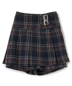 mezzo piano junior / メゾピアノジュニア ショート・ハーフ・半端丈パンツ | ベルトプリーツショートパンツ