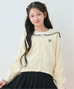 mezzo piano junior / メゾピアノジュニア カーディガン・ボレロ | セーラーカーディガン×Tシャツセット