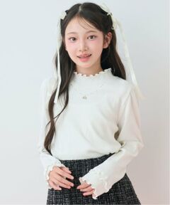 mezzo piano junior / メゾピアノジュニア Tシャツ | テレコネックレス長袖Tシャツ♪