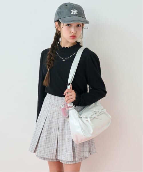 mezzo piano junior / メゾピアノジュニア Tシャツ | テレコネックレス長袖Tシャツ♪ | 詳細4