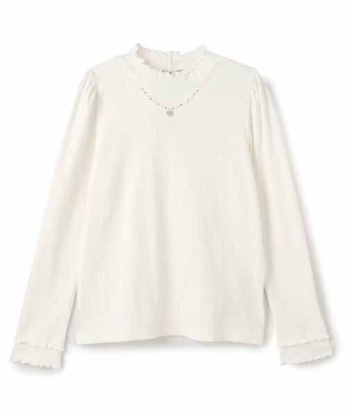 mezzo piano junior / メゾピアノジュニア Tシャツ | テレコネックレス長袖Tシャツ♪ | 詳細7