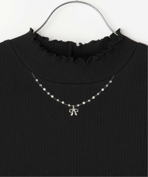 mezzo piano junior / メゾピアノジュニア Tシャツ | テレコネックレス長袖Tシャツ♪ | 詳細9