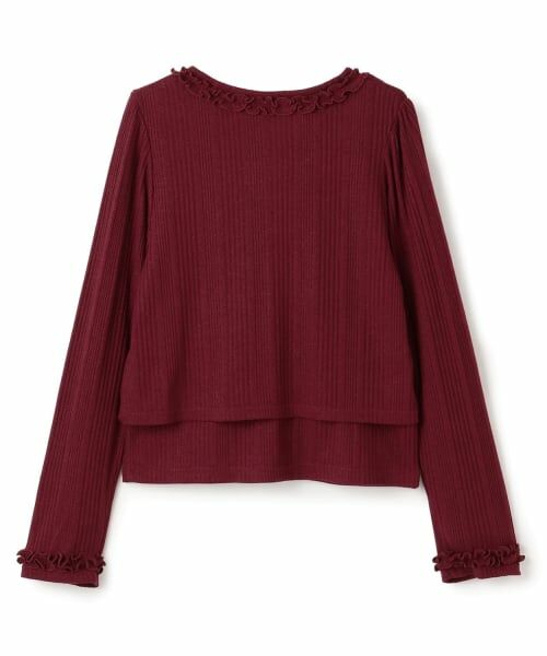 mezzo piano junior / メゾピアノジュニア カーディガン・ボレロ | ラメテレコカーディガン×長袖Tシャツセット | 詳細9