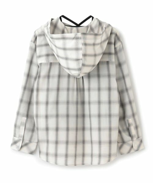 mezzo piano junior / メゾピアノジュニア シャツ・ブラウス | フードシャツ×ラインストーンロゴ長袖Tシャツセット | 詳細11
