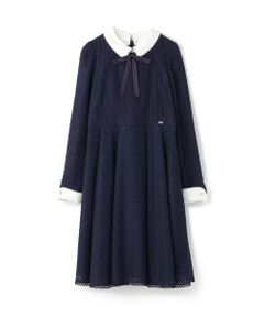 mezzo piano junior / メゾピアノジュニア ミニ丈・ひざ丈ワンピース | クラシカルレディワンピース♪　衿・カフス取り外し可能