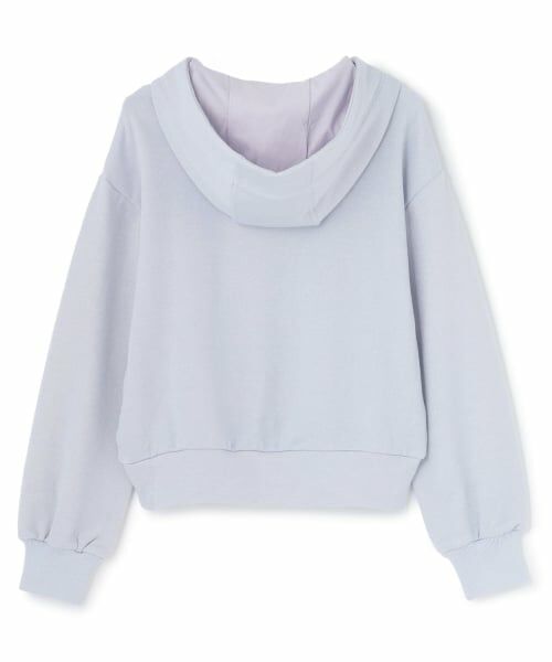 mezzo piano junior / メゾピアノジュニア パーカー | 【人気商品再入荷】【直営店で取り扱い無し】カリグラフィ刺しゅうラメ裏毛トレーナー | 詳細1