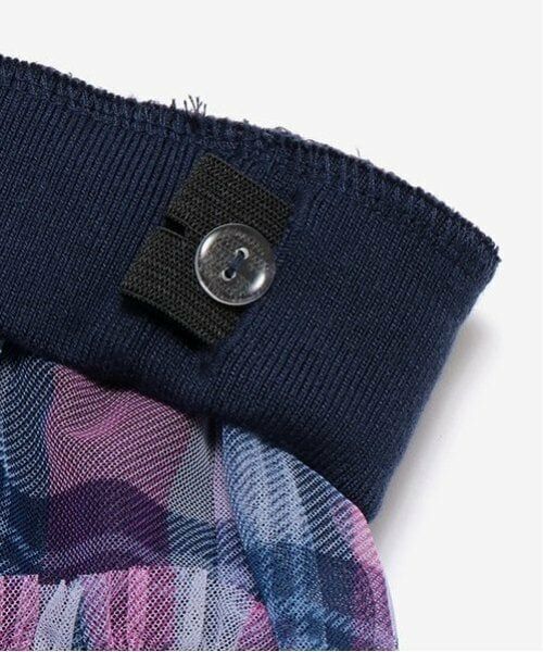 mezzo piano / メゾピアノ ミニ・ひざ丈スカート | チュールチェック　ティアードスカート | 詳細3