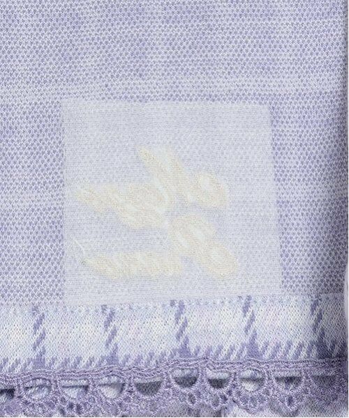 mezzo piano / メゾピアノ ショート・ハーフ・半端丈パンツ | レースアップ　カットジャガードチェック　キュロットスカート | 詳細6