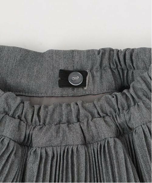 mezzo piano / メゾピアノ ミニ・ひざ丈スカート | ハートポーチつき アコーディオン2段プリーツスカート | 詳細4