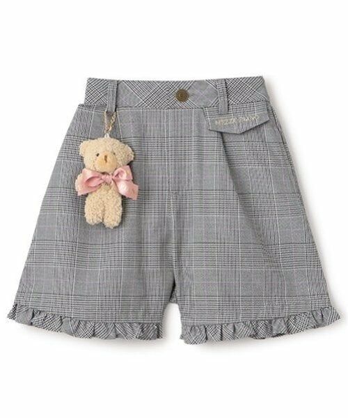 mezzo piano / メゾピアノ ショート・ハーフ・半端丈パンツ | クマチャームつき　グレンチェックショートパンツ | 詳細14