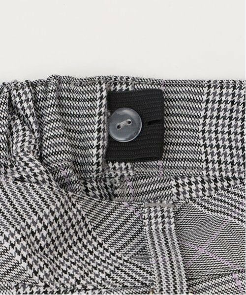 mezzo piano / メゾピアノ ショート・ハーフ・半端丈パンツ | クマチャームつき　グレンチェックショートパンツ | 詳細7