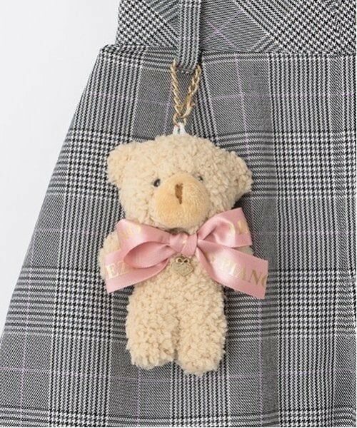 mezzo piano / メゾピアノ ショート・ハーフ・半端丈パンツ | クマチャームつき　グレンチェックショートパンツ | 詳細9