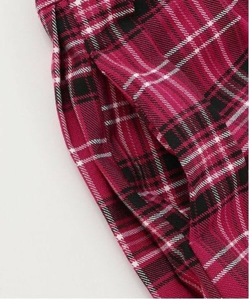 mezzo piano / メゾピアノ ショート・ハーフ・半端丈パンツ | サイド2段チェック プリーツスカパン | 詳細11