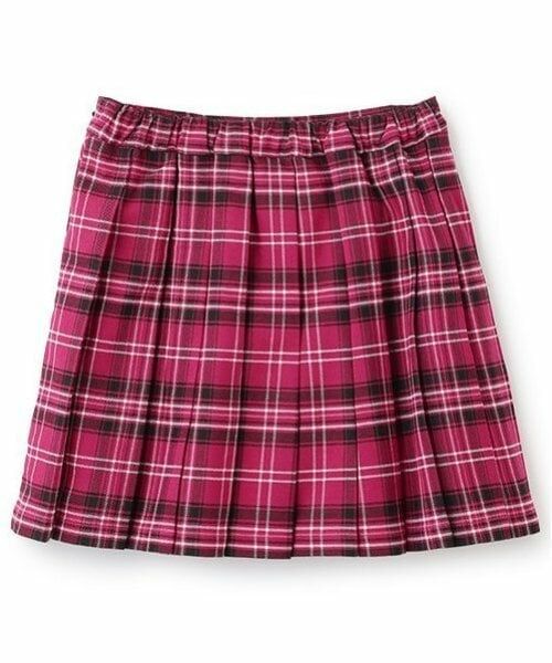 mezzo piano / メゾピアノ ショート・ハーフ・半端丈パンツ | サイド2段チェック プリーツスカパン | 詳細6