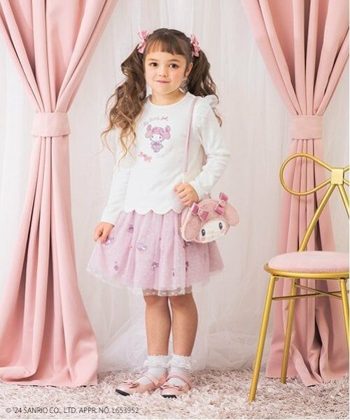 mezzo piano / メゾピアノ ミニ・ひざ丈スカート | 【おめかしマイメロディ】チュールスカート | 詳細2