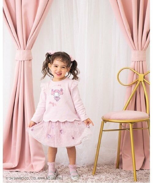 mezzo piano / メゾピアノ ミニ・ひざ丈スカート | 【おめかしマイメロディ】チュールスカート | 詳細3