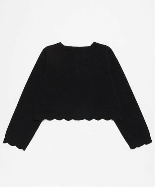 mezzo piano / メゾピアノ カーディガン・ボレロ | リボンボタン　ニットボレロ | 詳細1