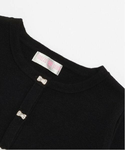 mezzo piano / メゾピアノ カーディガン・ボレロ | リボンボタン　ニットボレロ | 詳細2