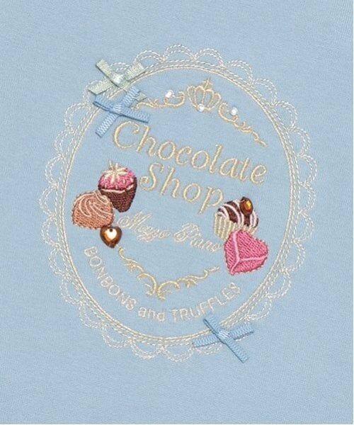 mezzo piano / メゾピアノ Tシャツ | シアー袖　フレーム長袖Tシャツ | 詳細3