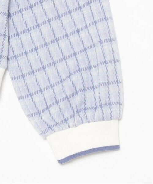 mezzo piano / メゾピアノ スウェット | レイヤード風チェックジャガード　プルオーバー | 詳細5