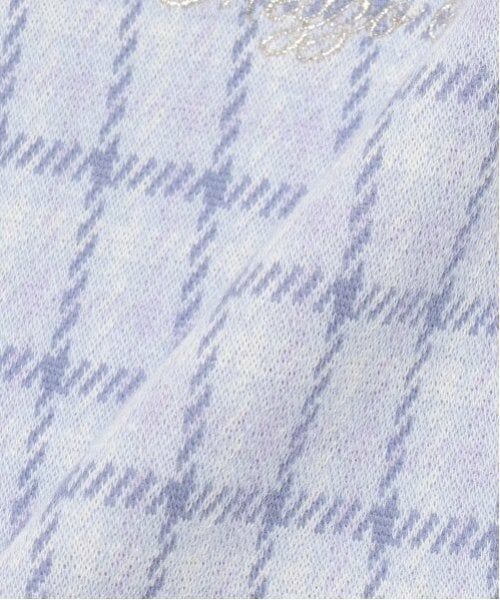 mezzo piano / メゾピアノ スウェット | レイヤード風チェックジャガード　プルオーバー | 詳細7