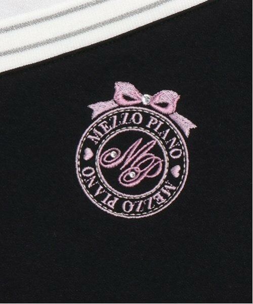 mezzo piano / メゾピアノ スウェット | レイヤード風　肩開きトレーナー | 詳細8