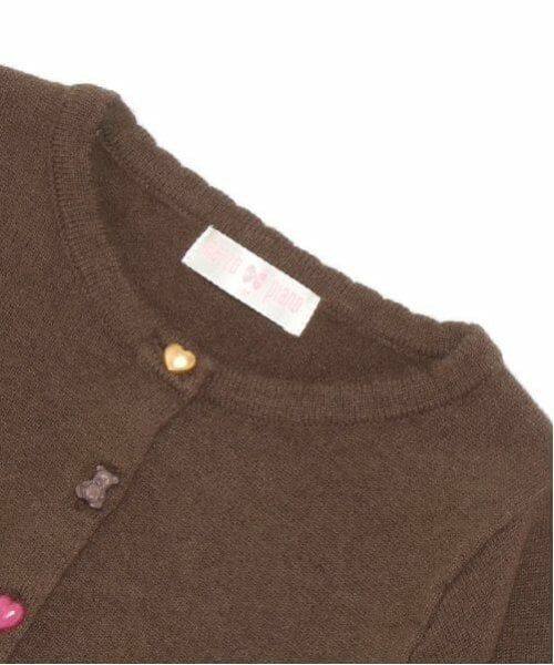 mezzo piano / メゾピアノ カーディガン・ボレロ | チョコボタン　カーディガン | 詳細2
