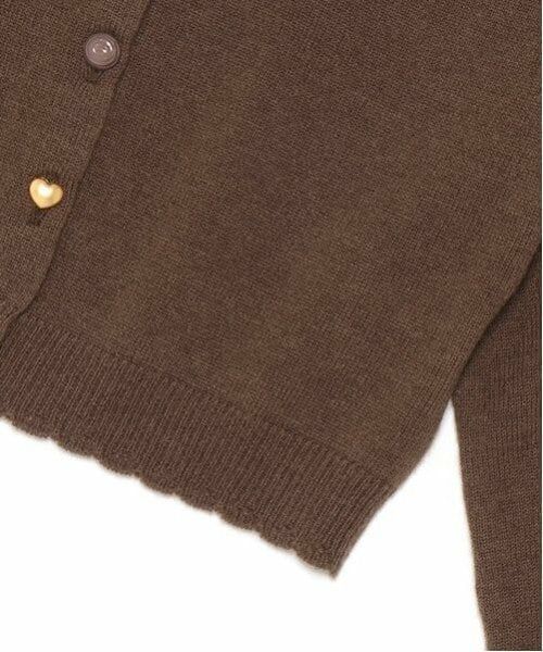 mezzo piano / メゾピアノ カーディガン・ボレロ | チョコボタン　カーディガン | 詳細5
