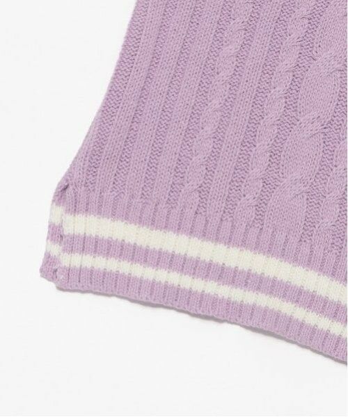 mezzo piano / メゾピアノ Tシャツ | セーラーニットベスト　＆長袖Tシャツ　セット | 詳細13