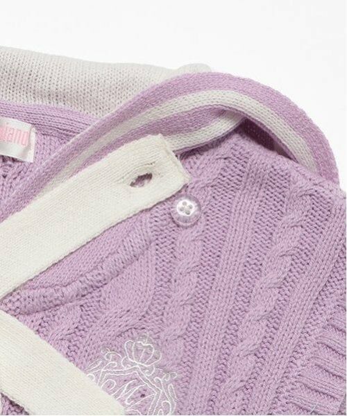 mezzo piano / メゾピアノ Tシャツ | セーラーニットベスト　＆長袖Tシャツ　セット | 詳細14