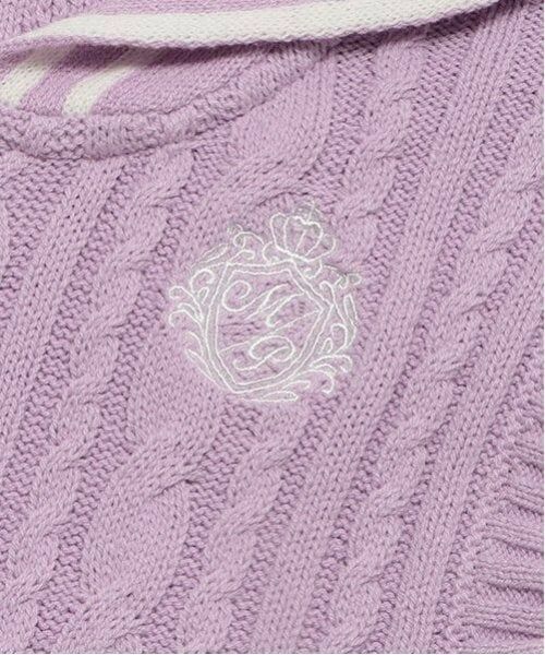 mezzo piano / メゾピアノ Tシャツ | セーラーニットベスト　＆長袖Tシャツ　セット | 詳細16