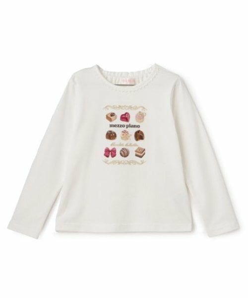 mezzo piano / メゾピアノ Tシャツ | アソートチョコBOX　長袖Tシャツ | 詳細11