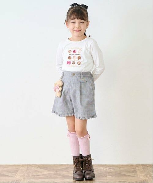 mezzo piano / メゾピアノ Tシャツ | アソートチョコBOX　長袖Tシャツ | 詳細3