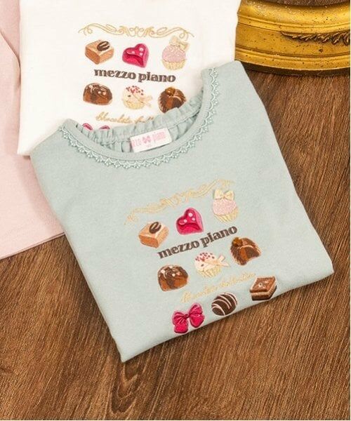 mezzo piano / メゾピアノ Tシャツ | アソートチョコBOX　長袖Tシャツ | 詳細9