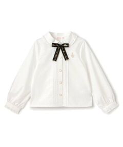 mezzo piano / メゾピアノ シャツ・ブラウス | ロゴリボン　ブラウス