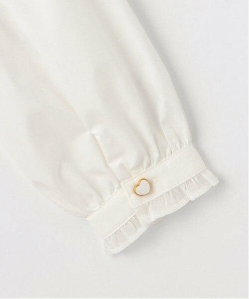 mezzo piano / メゾピアノ シャツ・ブラウス | ロゴリボン　ブラウス | 詳細7