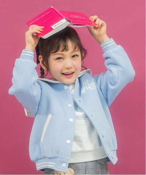 mezzo piano / メゾピアノ スウェット | カレッジ刺しゅう　衿つきトレーナー | 詳細2