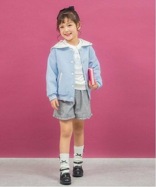 mezzo piano / メゾピアノ スウェット | カレッジ刺しゅう　衿つきトレーナー | 詳細4