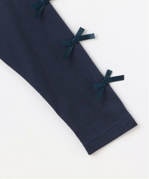 mezzo piano / メゾピアノ Tシャツ | くま　リボン長袖Tシャツ | 詳細9