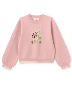 mezzo piano / メゾピアノ ニット・セーター | テディベア　ニットプルオーバー