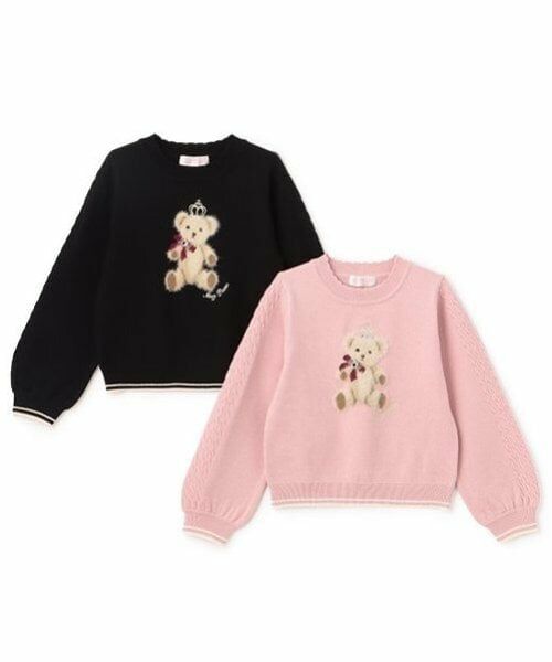 mezzo piano / メゾピアノ ニット・セーター | テディベア　ニットプルオーバー | 詳細11