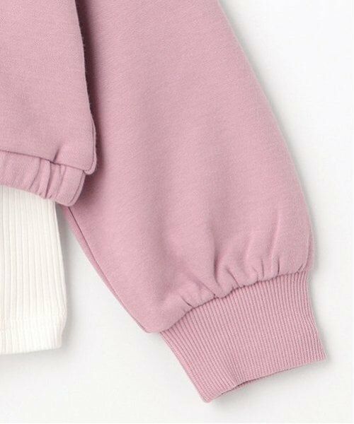 mezzo piano / メゾピアノ スウェット | ハーフZIPセーラープルオーバー　＆タンクトップセット | 詳細7