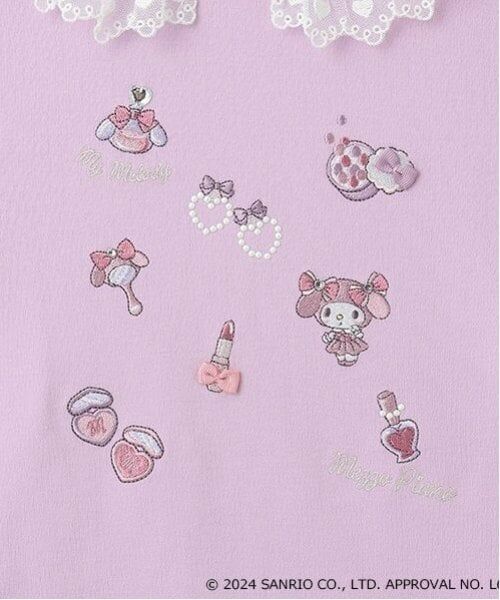 mezzo piano / メゾピアノ Tシャツ | 【おめかしマイメロディ】衿レース　長袖Tシャツ | 詳細5