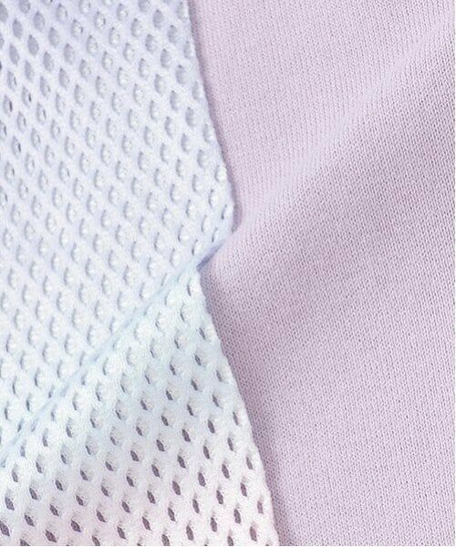 mezzo piano / メゾピアノ Tシャツ | グラデーションメッシュ&肩開き長袖Tシャツセット | 詳細14