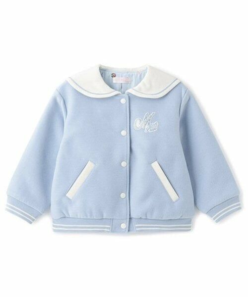 mezzo piano / メゾピアノ ブルゾン | セーラー　スタジャン（ブルー）